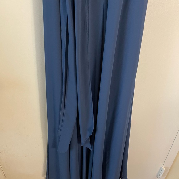 Amsale Trudy Bridesmaid dress blue - Picture 9 of 10